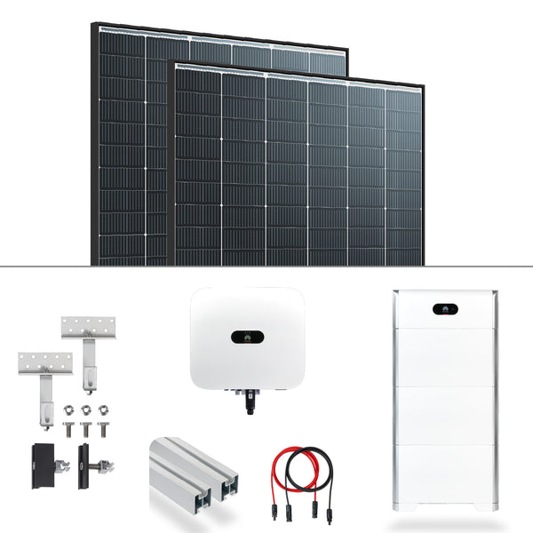 6 kWp PV-Anlage 14x Trina 440Wp Glas-Glas Black Frame mit 15kW Speicher