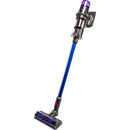 DYSON V11 Staubsauger Nickel / Blue Akku Staubsauger (beutellos, kabellos, Elektrobürste, LCD Display, Wandhalterung, mit Stiel)