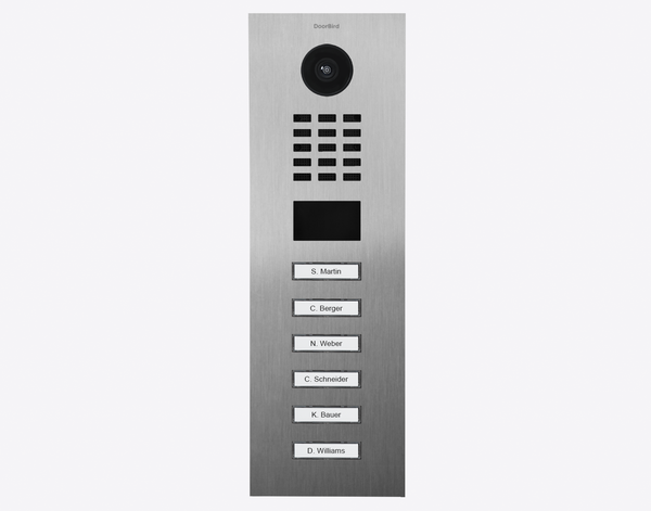 DoorBird  IP VIDEO TÜRSTATION D2106V  6 KLINGELN