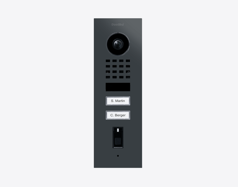 DoorBird IP VIDEO TÜRSTATION D1102FV FINGERPRINT UNTERPUTZ 2-Fam. Haus