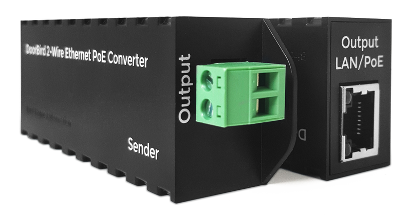 DoorBird 2-Draht Ethernet PoE Konverter A1071