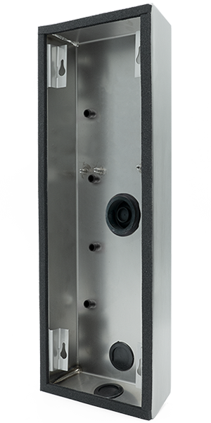 DoorBird D2101KV/D2102FV EKEY Aufputz Montagerückgehäuse, Edelstahl V4A
