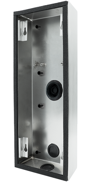 DoorBird D2102V/D2103V/D2101FV EKEY Aufputz Montagerückgehäuse, Edelstahl V4A