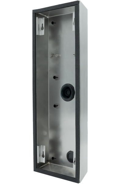 DoorBird D2104V/D2105V/D2106V Aufputz Montagerückgehäuse, Edelstahl V4A